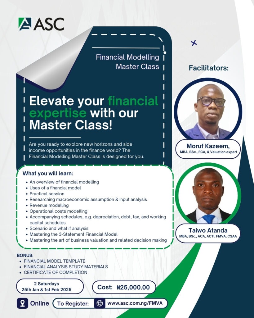 Financial Modelling Master Class